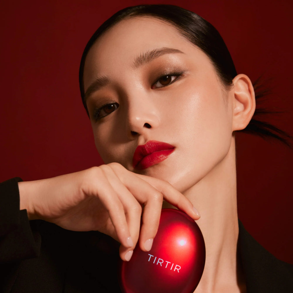 TIRTIR Mask Fit Red Cushion - Korean Cushion Foundation with 40 Shade Range | Long-Lasting K-Beauty Makeup